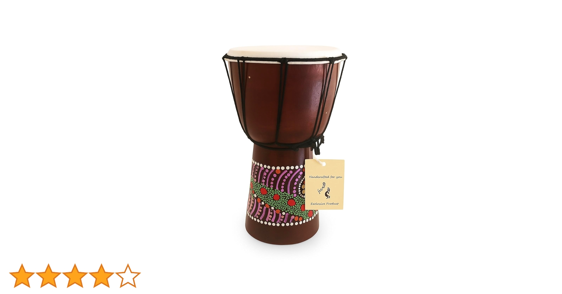 Amazon | Djembe ドラムボンゴ コンゴ アフリカンウッドドラム Mサイズ